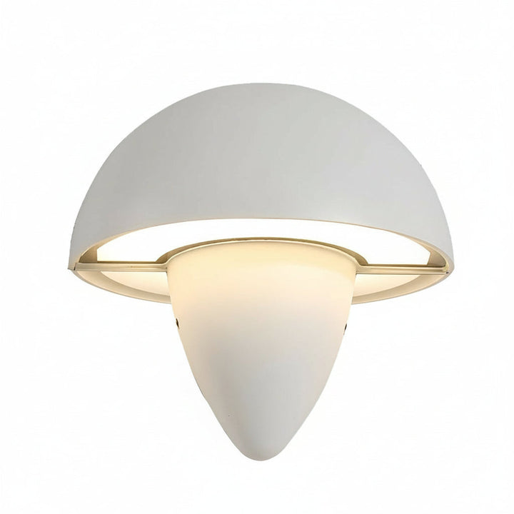 Modern Mushroom Outdoor Sconce - Waterproof Aluminum LED (6W) | Kalsten