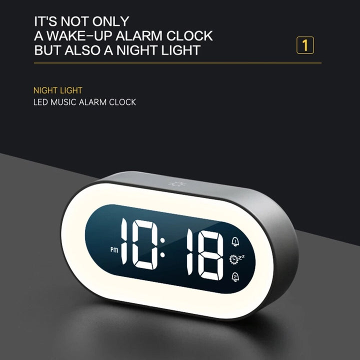 Kalsten | Digital Alarm Clock with Nightlight – Lumino