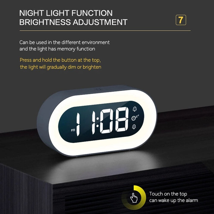 Kalsten | Digital Alarm Clock with Nightlight – Lumino