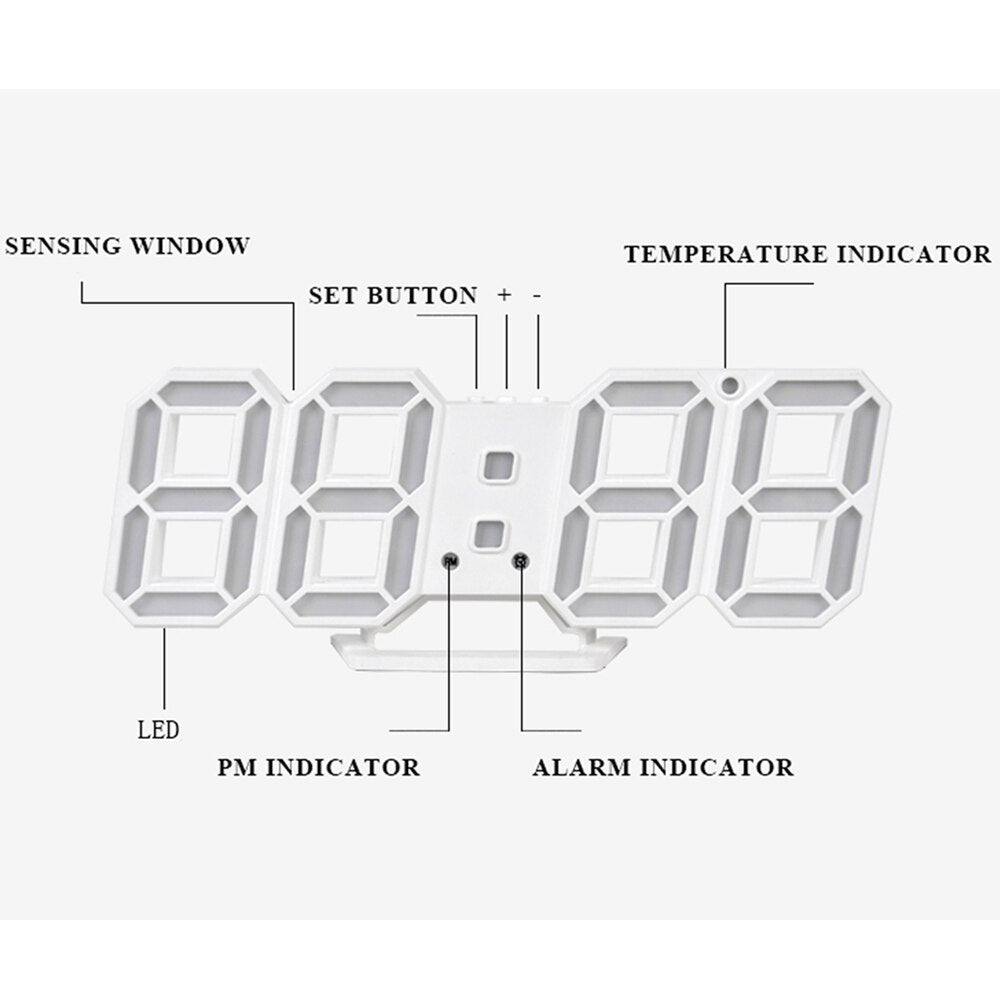 LED Alarm Clock with Display Kalsten