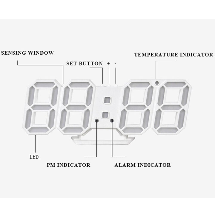 LED Alarm Clock with Display Kalsten