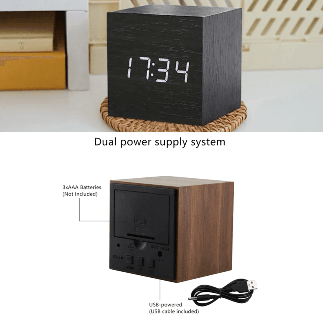 Kalsten | Digital Wood LED Clock