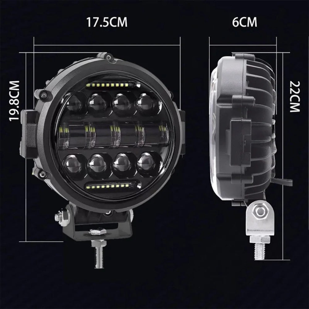 Kalsten 7 Inch LED Driving Light for Car & 4x4
