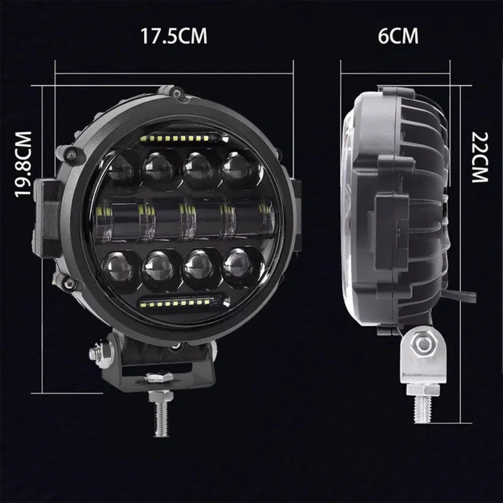 Kalsten 7 Inch LED Driving Light for Car & 4x4