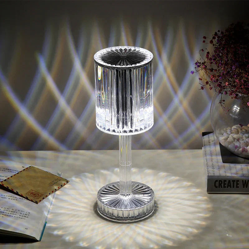 Dimmable Crystal Table Lamp with Modern Lighting - Seraphine | Kalsten