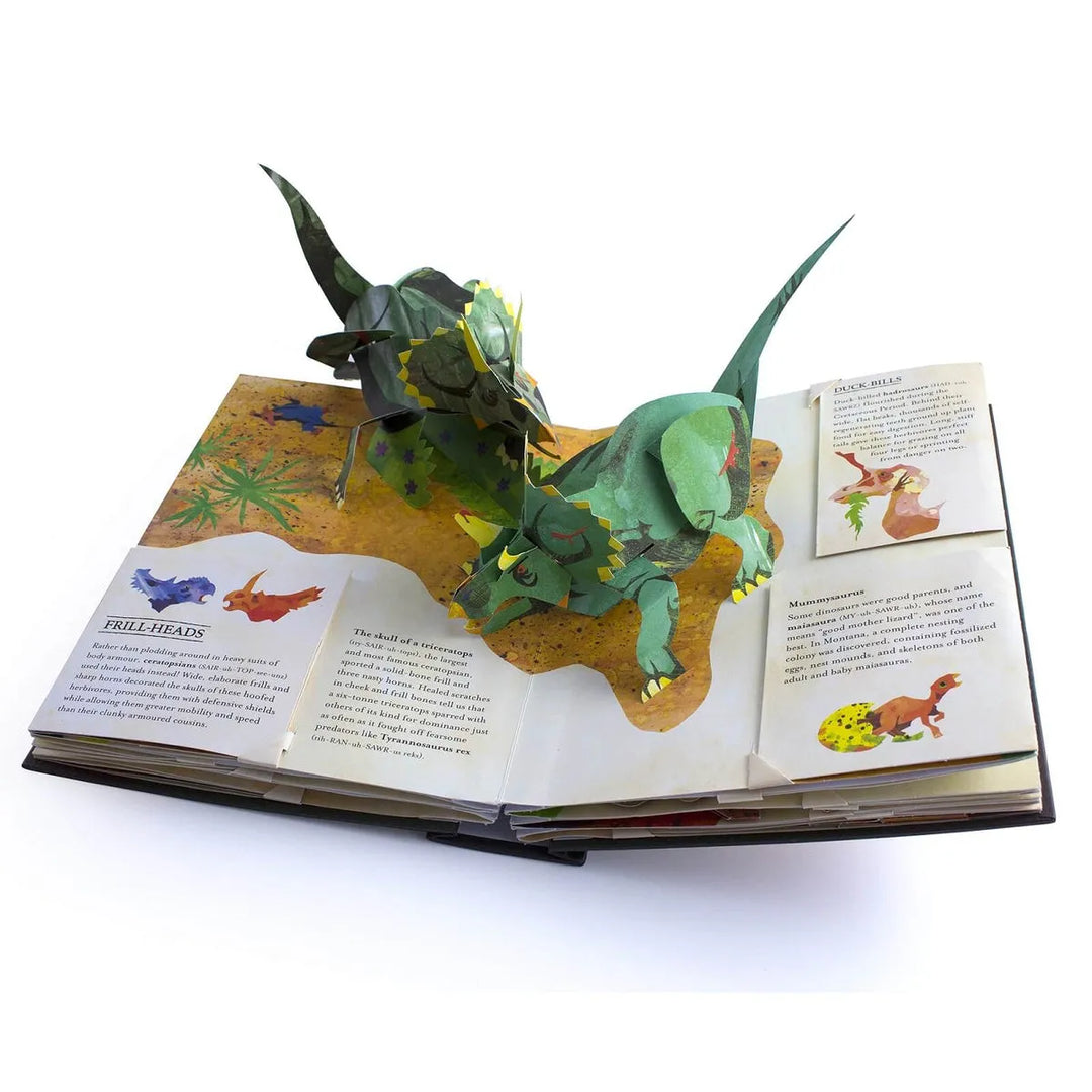 Kalsten | DinoWorld 3D Pop-Up Book | Prehistoric Dinosaurs & Sea Monsters | Hardcover