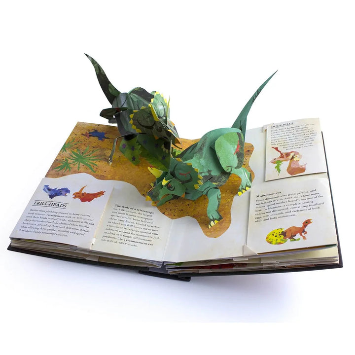 Kalsten | DinoWorld 3D Pop-Up Book | Prehistoric Dinosaurs & Sea Monsters | Hardcover