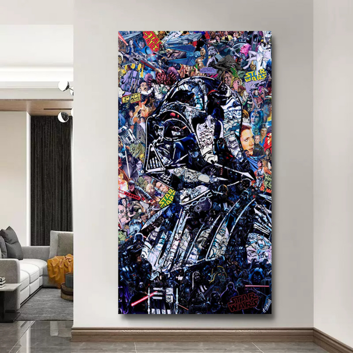 Kalsten | Disney Star Wars Poster Darth Vader Canvas Wall Art - Wall Decoration - Famous Wall Art