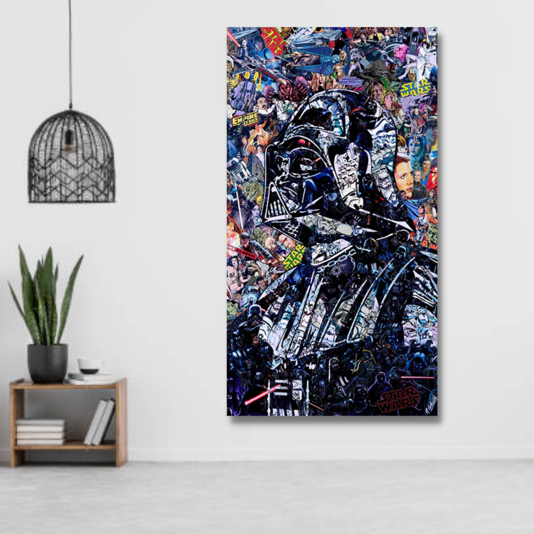 Kalsten | Disney Star Wars Poster Darth Vader Canvas Wall Art - Wall Decoration - Famous Wall Art
