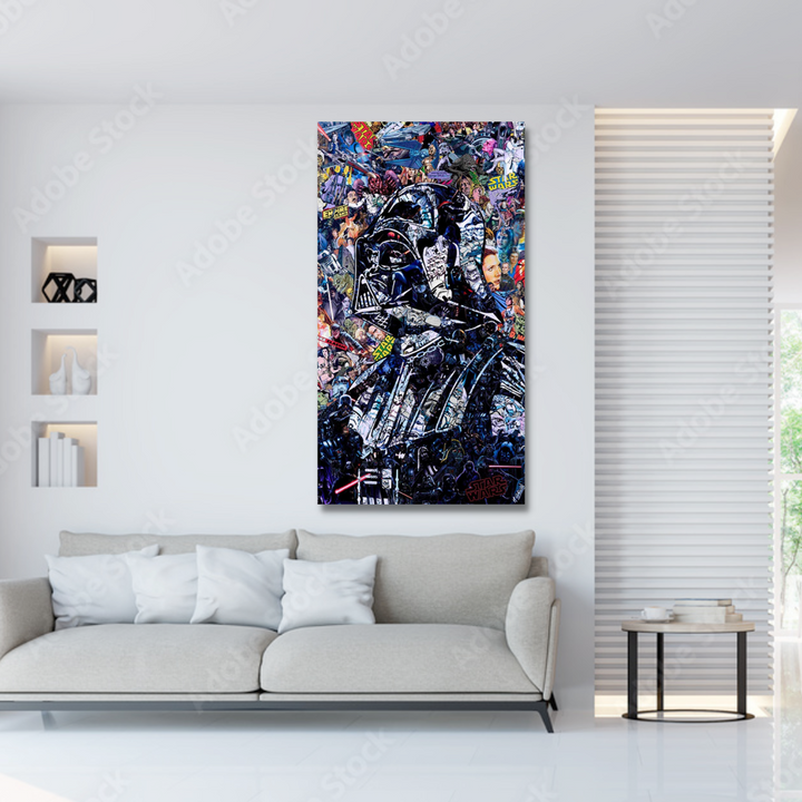 Kalsten | Disney Star Wars Poster Darth Vader Canvas Wall Art - Wall Decoration - Famous Wall Art