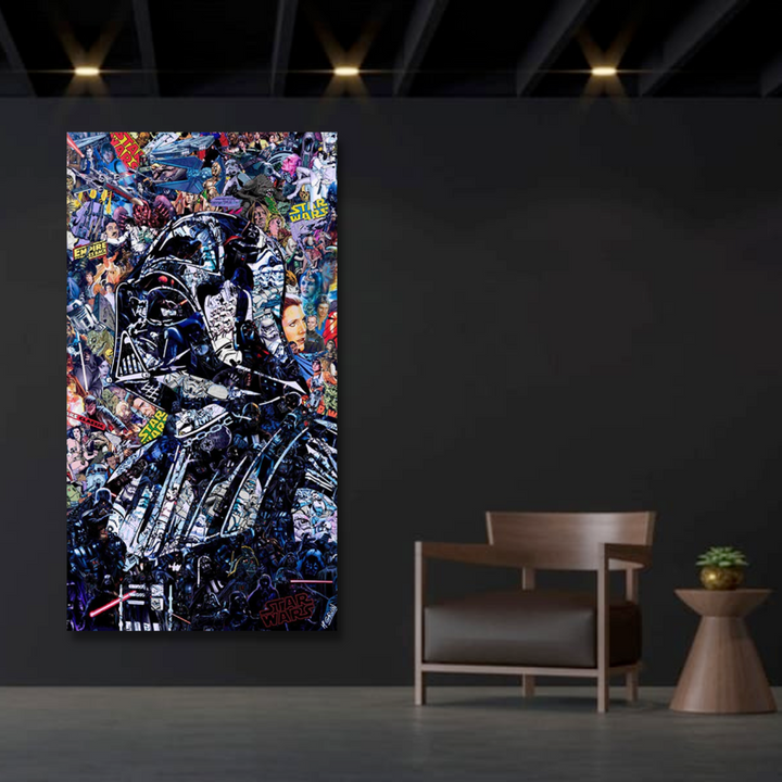 Kalsten | Disney Star Wars Poster Darth Vader Canvas Wall Art - Wall Decoration - Famous Wall Art