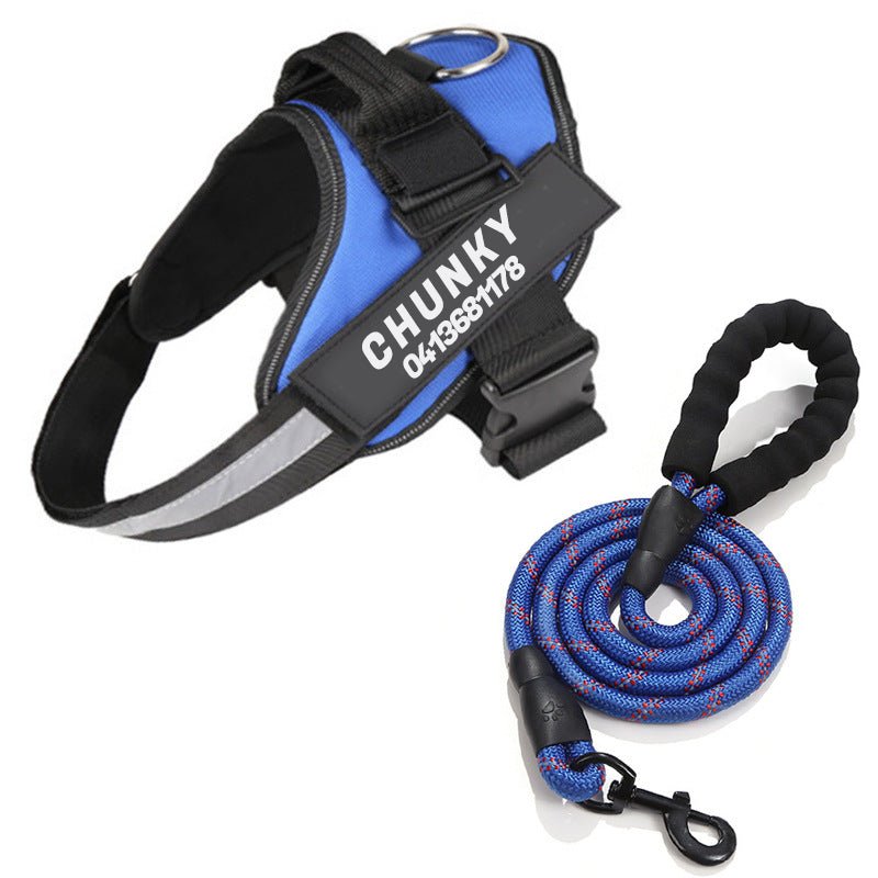 Skanto | Dogsafe Harness – Reflective, No-Pull Dog Harness with Customizable Name Tag