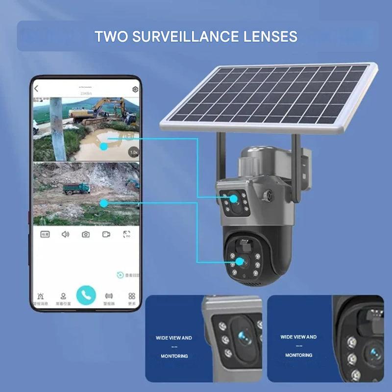 DualGuard Solar 4K – Wireless 4K Security Camera with Solar Panel and 4G | Kalsten