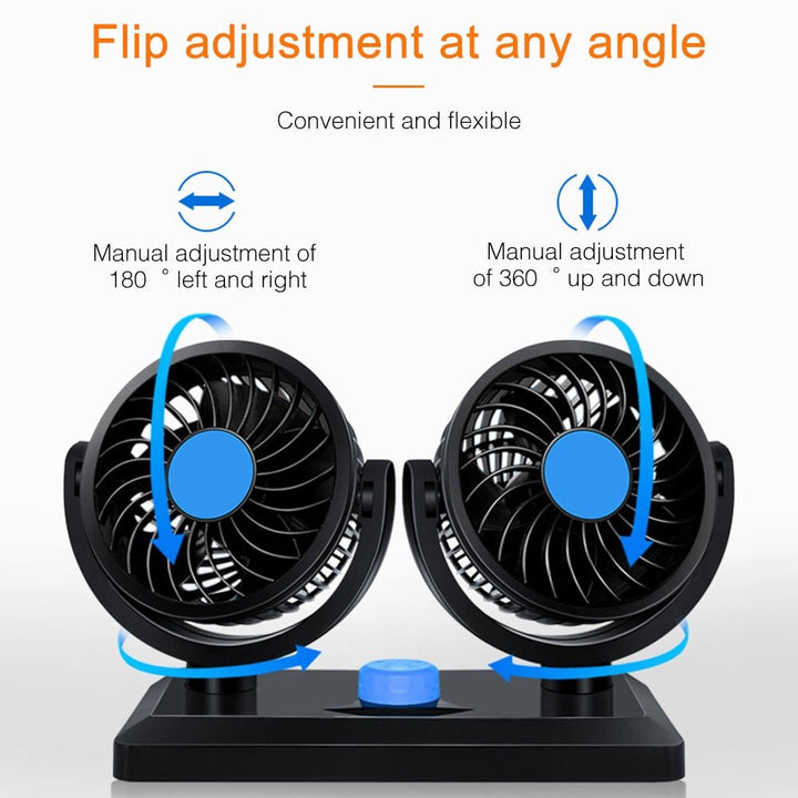 Double Cooling Car Fan - CoolingAir | Kalsten