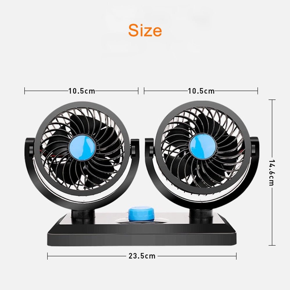 Double Cooling Car Fan - CoolingAir | Kalsten