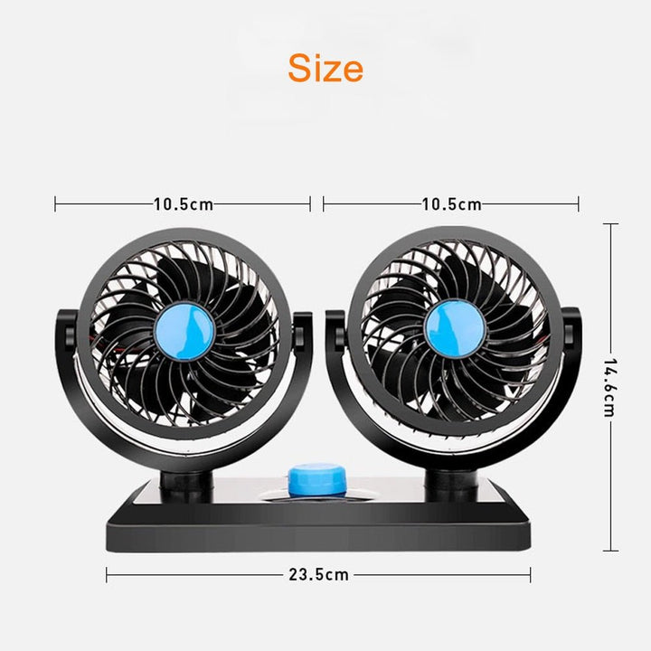Double Cooling Car Fan - CoolingAir | Kalsten