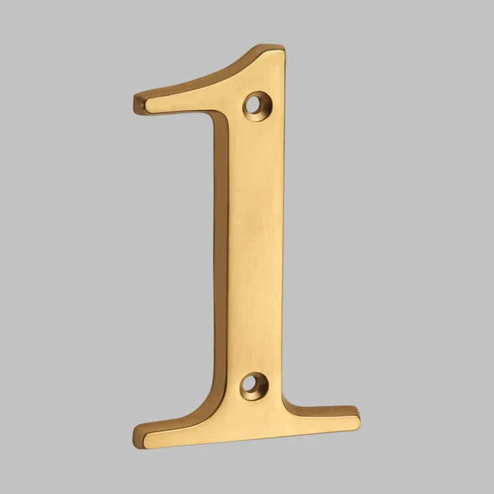 Kalsten | Traditional house numbers made of solid brass