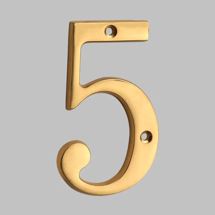 Kalsten | Traditional house numbers made of solid brass