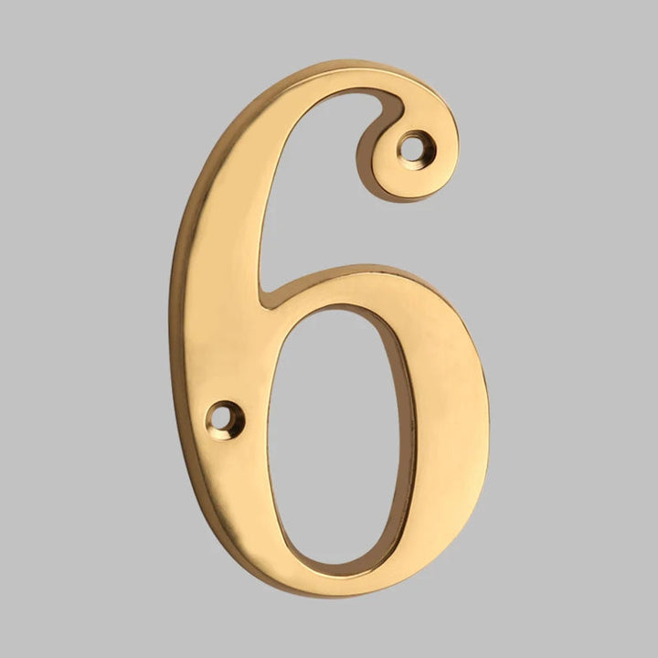 Kalsten | Traditional house numbers made of solid brass