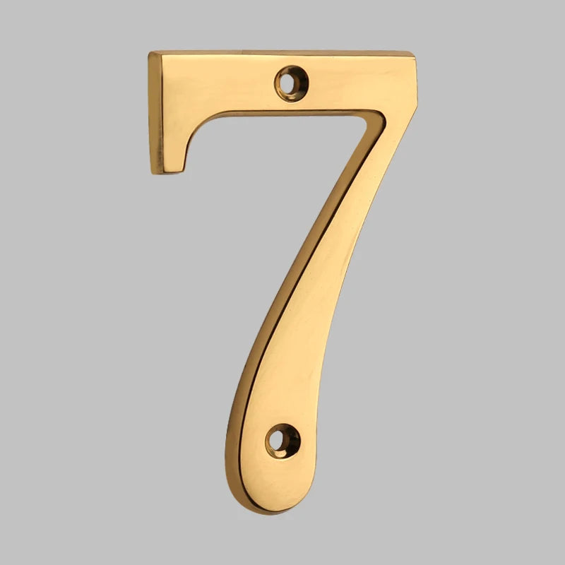 Kalsten | Traditional house numbers made of solid brass