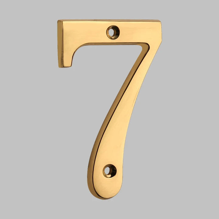Kalsten | Traditional house numbers made of solid brass