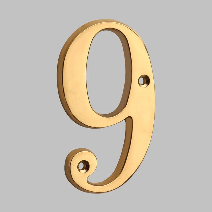 Kalsten | Traditional house numbers made of solid brass