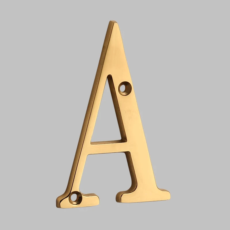 Kalsten | Traditional house numbers made of solid brass