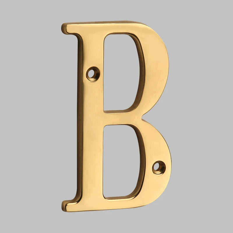 Kalsten | Traditional house numbers made of solid brass