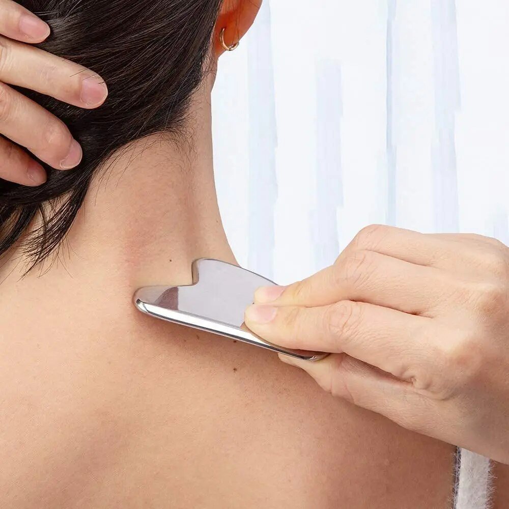 Sculpt - Goodbye Tensions - Wrinkles Removed - Gua Sha Made of Stainless Steel | Kalsten
