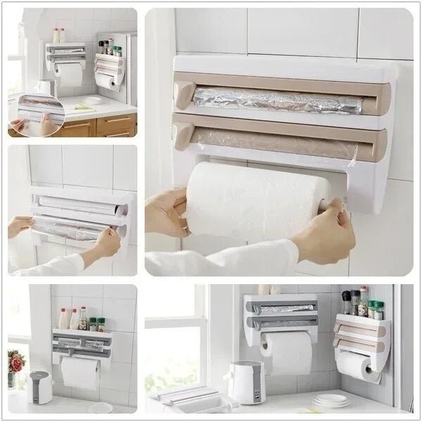 - Practical dispenser - cling film and kitchen roll - space-saving | Kalsten