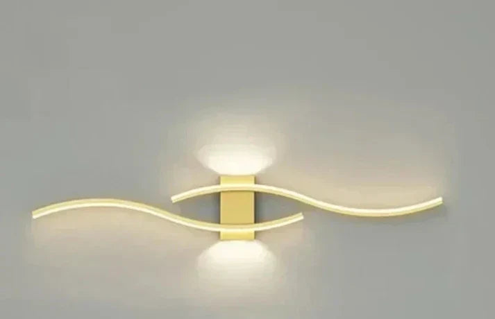 BowLift | Lumivora Wave LED Wall Light | Modern Wave Design | Energy Saving & Stylish | 60×15 cm | Warm, Glare-Free Light