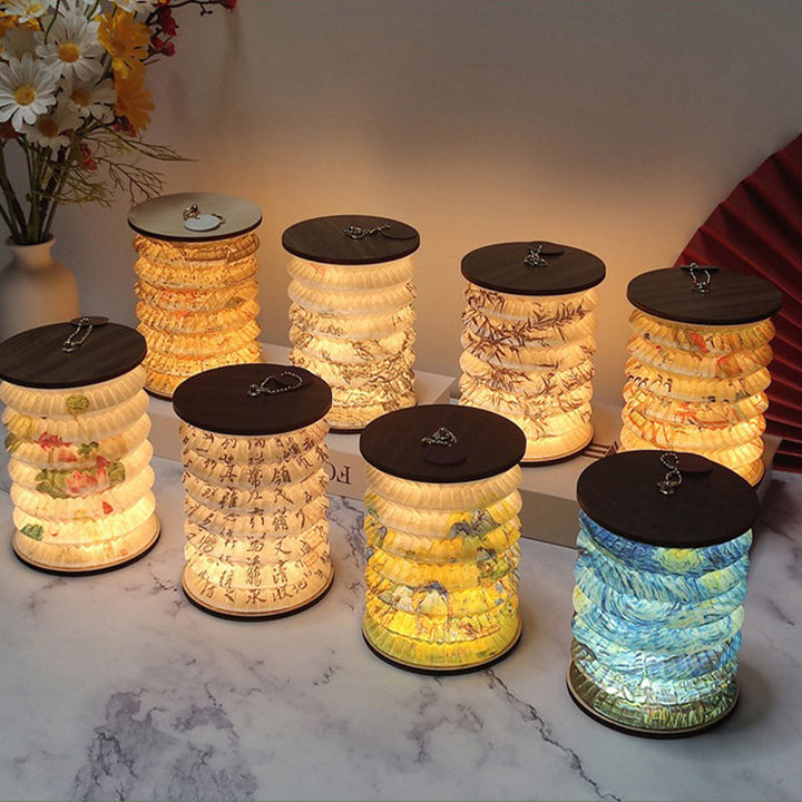 Foldable LED Lantern with Compact Design – Portable Decorative Lamp for Indoor and Outdoor Areas | Kalsten