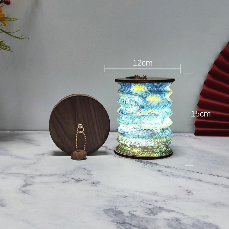 Foldable LED Lantern with Compact Design – Portable Decorative Lamp for Indoor and Outdoor Areas | Kalsten