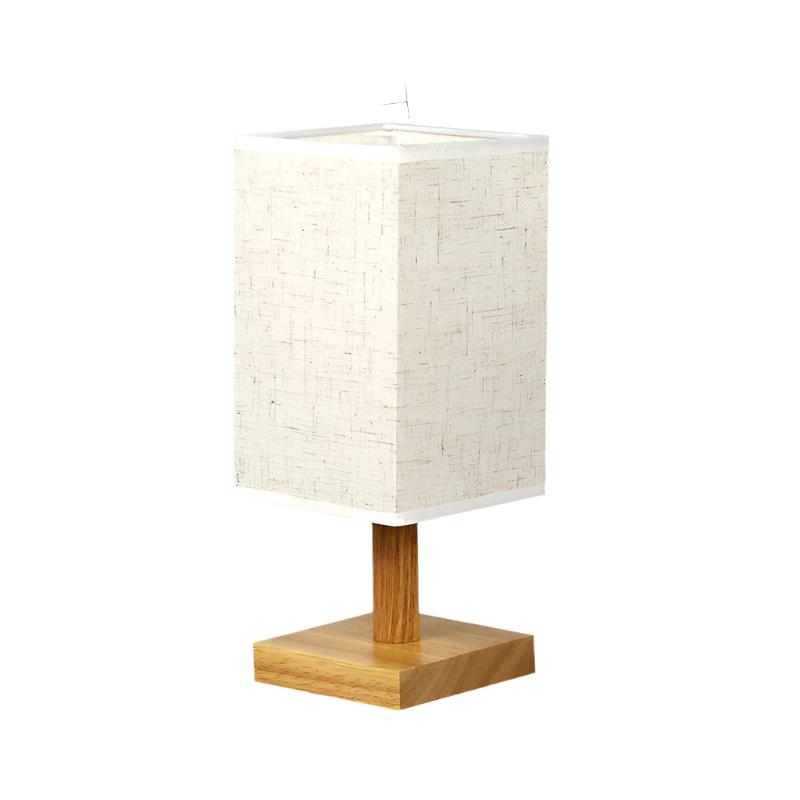 USB Table Lamp with Fabric Shade – Modern LED Nightstand Lamp for Bedroom & Office | Kalsten