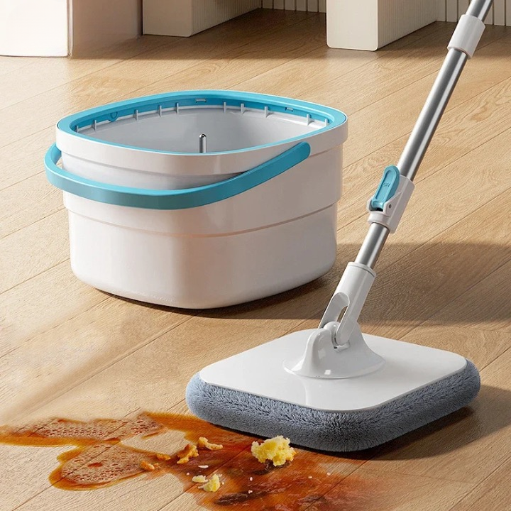 Spinning Mop and Bucket Set - Handsfree wring out your mop! Kalsten