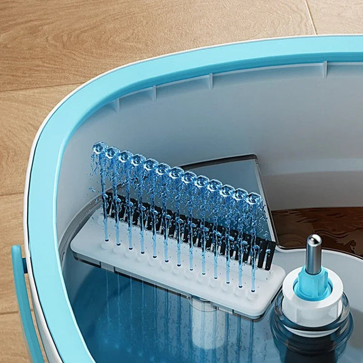 Spinning Mop and Bucket Set - Handsfree wring out your mop! Kalsten