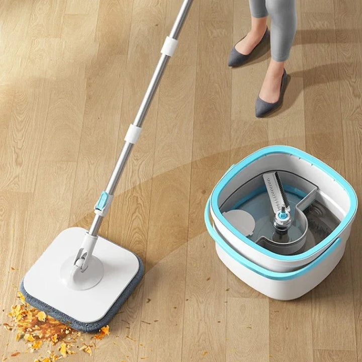 Spinning Mop and Bucket Set - Handsfree wring out your mop! Kalsten