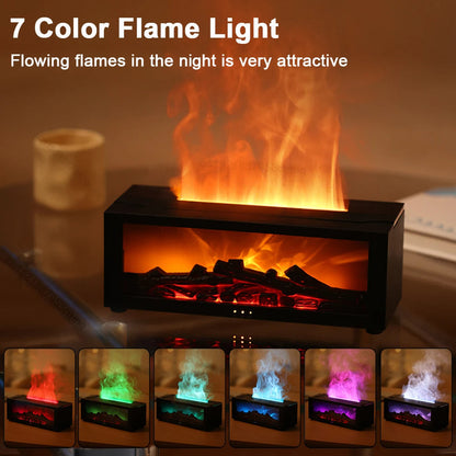 Skanto | Air Humidifier and Air Purifier with Aromatherapy Flame Effect