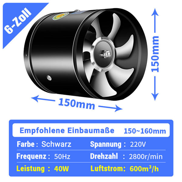 Super Suction Fan | Quieter, powerful Extractor | Karnz