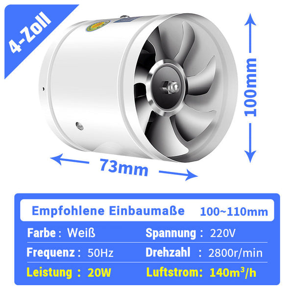 Super Suction Fan | Quieter, powerful Extractor | Karnz