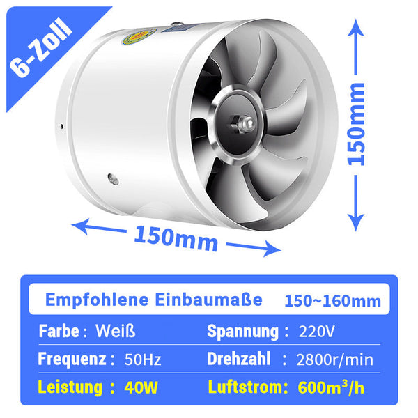 Super Suction Fan | Quiet, powerful Extractor | Brehn