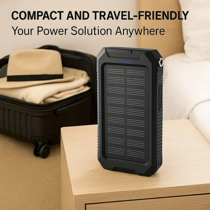 30,000mAh Waterproof Solar Power Bank