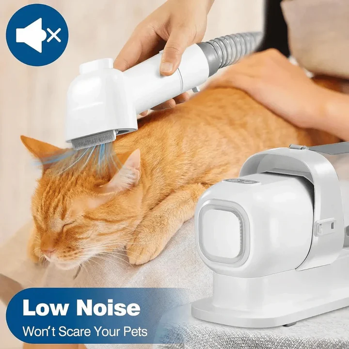 Kalsten | Low-Noise Dog Grooming Vacuum with Full Pet Hair Clippers and Brush Kit