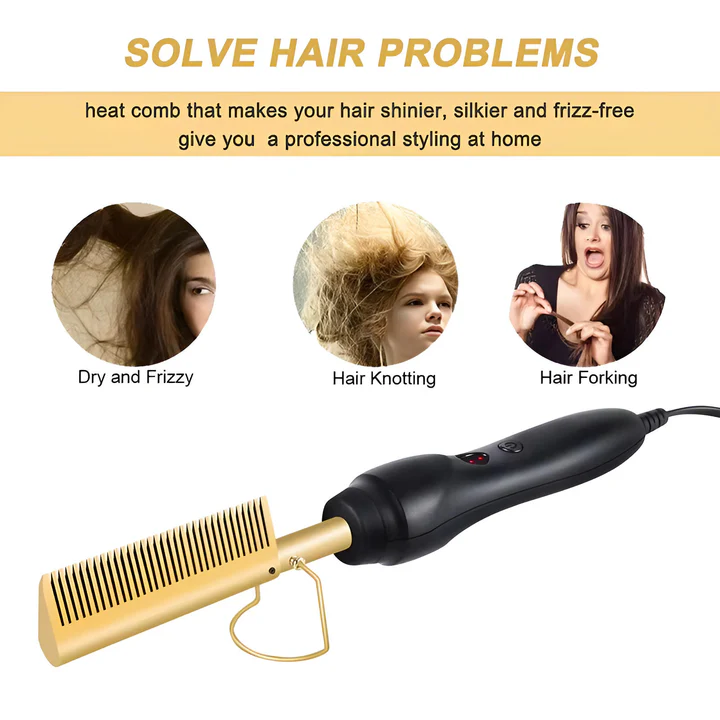 Kalsten | Hot Comb for Thick and Coarse Hair