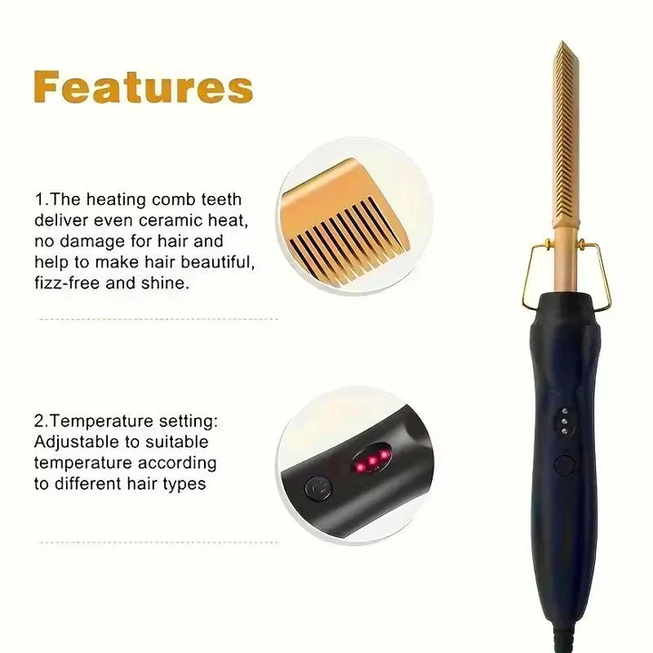 Kalsten | Hot Comb for Thick and Coarse Hair