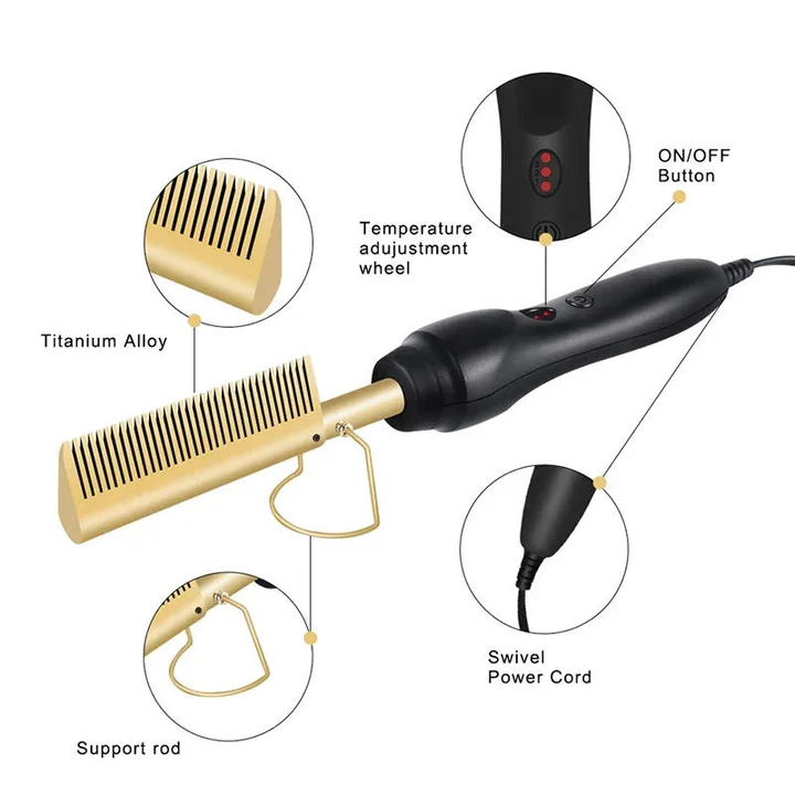 Kalsten | Hot Comb for Thick and Coarse Hair