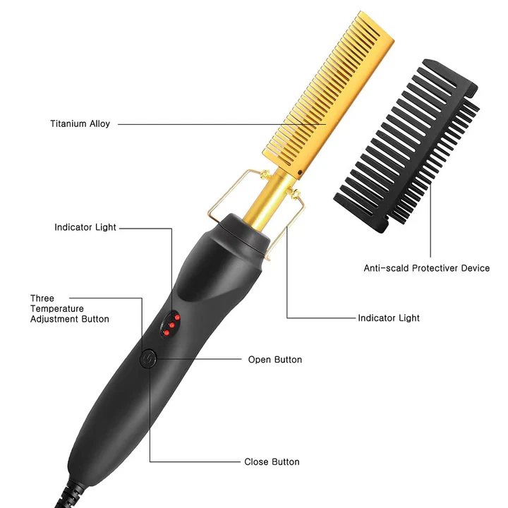 Kalsten | Hot Comb for Thick and Coarse Hair