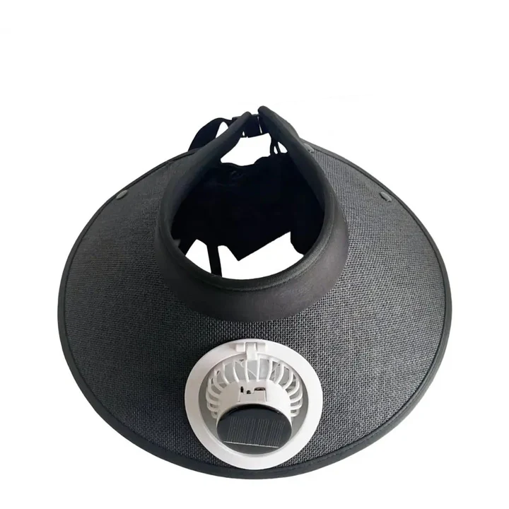 Wide Brim Sun Hat with Solar Powered Fan | Kalsten