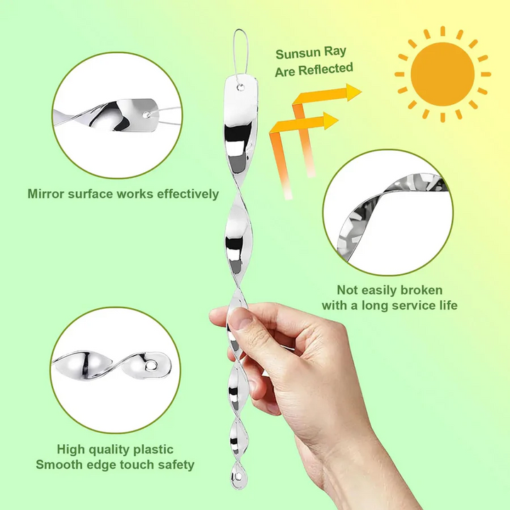 Kalsten | Reflective Bird Deterrent Spiral Rod