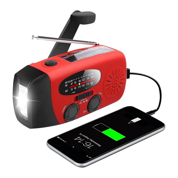 All-in-One Solar Emergency Radio with Power Bank